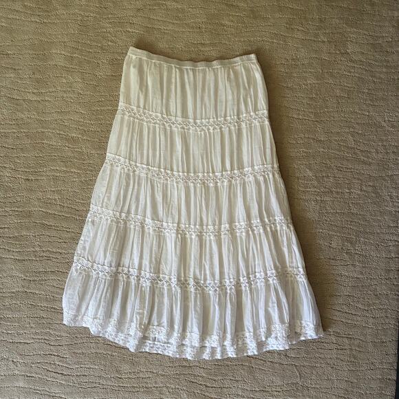 Kim Rodgers Dresses & Skirts - Vintage Kim Rodgers XL Prairie, Renaissance Fair Cottagecore, Tiered Maxi Skirt